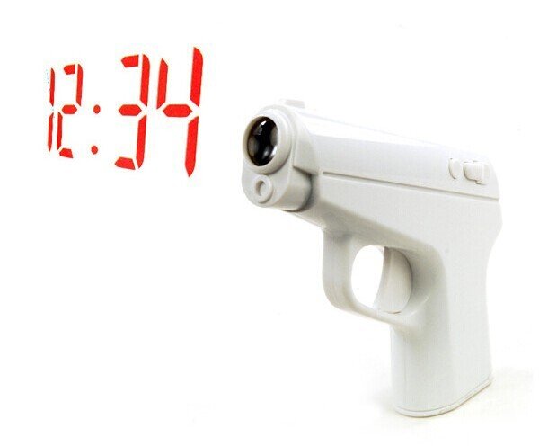 Secret Agent Shooting Alarm Clock
