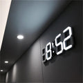 Modern Design 3D LED Wall Clock Modern Digital Alarm Clocks Display